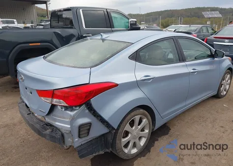 2012 Hyundai Elantra Limited (Ulsan Plant) из США, поврежденный, VIN KMHDH4AE2CU195023